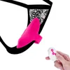 Yetişkin Masaj Panties Kablosuz Uzaktan Kumanda Vibratör Titreşimli Yumurtalar Giyilebilir Dildo G Spot Klitoris Kadınlar