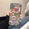 Flower Bud Telefoonhoesjes voor iPhone 14 11 12 13 Pro X XS Max XR 6s 7 8 Plus SE 2 Back Harde Shockproof Cover Funda Shell