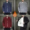 Men's Jackets Chinese Traditional Costume Fashion Winter Lamb Wool Plus Size Coat Thick Retro Tang Suit Disc Button Jacket Men ClothingMen's