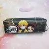 Figurines de dessin animé Anime démon Slayer Kimetsu No Yaiba Kamado Nezuko étudiant crayon papeterie étui à crayons stylo marqueur sac pochette de rangement