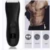 Body Hair Trimmer For Men Balls Women Lady Shaver Removal Bikini Groin Groomer Quiet 220624