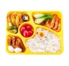 Materiale PP per uso alimentare scatole per imballaggio alimentare da asporto scatola bento usa e getta di alta qualità per ristorante GCF14318