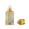 3 ml 6 ml Attar Arabian OUD Perfume Bouteille d'huile essentielle avec stick comprimé en verre Refipillable Conteneurs cosmétiques 12pcs / lot P328