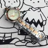 Rollenx uxury Watch datum GMT Luxe heren Mechanisch horloge automatische familie dames lichtkamer roos groene steen volledige dynamische Zwitserse swiss es merk wri