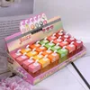 Lip Gloss Cute Juice Lipgloss 24 Piece Lot Cartoon High Shine Glossy Moisturizing Kawaii Lipstick Set