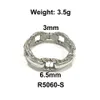 New High Quality Chrome Ring Stainless Steel Rings Classic Jewelry Men And Women Couple Rings Modern Style Band Accessories With Jewelry Pouches Wholesale