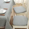 Coussin de siège lavable de style nordique en coton mince pour sol 3838cm coussin de chaise pour canapé voiture bureau décoration de la maison 201009