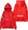 Nova camisola com capuz da equipe F1 Racing Jacket Moletom