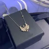 Подвесные ожерелья модные колье серебряного цвета луна звезда жемчужная микроалушка для женщин роскошные ювелирные изделия