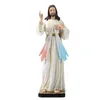Obiekty dekoracyjne figurki cal wysoki Jezus Statua Ręcznie malowana święta figurka rzeźba katolicka chrześcijańskie pamiątki dardecorative