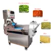 Máquina cortadora de verduras eléctrica comercial de 110V y 220V, cortadora automática rotato de rábano, repollo, cebolla, trituradora en cubitos a la venta