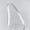 Tube d'aspiration de narguilé en verre borosilicaté clair et propre avec filtre, compact, confortable et efficace (GM-004)