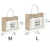 Linen Tote Large Reusable Grocery Bags with Handles Women Shopping Bag Beach Vacation Picnic Travel Storage Organizer RRE13644