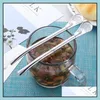 Drinking Sts Barware Kitchen Dining Bar Home Garden Herb Spoon Mesh Filter 304 Stainless Steel St 17.5Cm Yerba Mate Tea Wholesale Drop De