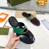 Diseñador mujer sandalias zapatillas diapositivas hombres zapatilla engranajes fondos chanclas mujeres sandalia de lujo moda causal flip flop