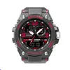 2022 CWP Relógios à prova d'água Relógio esportivo masculino Smael Brand Red Color Led Electronics Chronograph Auto Data Wristwatch Outdoor Sports Gift