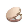 1 stks blanco compacte spiegel diy draagbare metalen cosmetische spiegels Make -up gereedschap Pocket Mirror Silver Golden Bronze