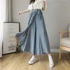 Women's Pants Capris Spring Summer Style Korean Women Pleated Chiffon 220823