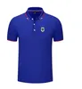 Angers SCO-herr- och kvinnors polo-skjorta Silkbrokad Kort ärm Sports Lapel T-shirt-logotyp kan anpassas