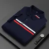 Polos masculinos camisetas para homens Designer Casual Summer Stripe Top Top Men Logo de roupas de alta qualidade Luxury Manuve Short Cotton 2022Men's Men '