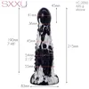 SXXY Perlen-Analspielzeug mit Saugnapf für Frauen, Vagina, Masturbieren, tiefe Textur, Buttplug, Fantasy-Dildo, Anus-Massage, Sexshop, 220412