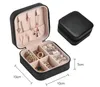 Portable Travel Storage Boxes Organizer PU Leather Display Storage Case for Necklace Earrings Ring Jewelry Holder Box BY SEA ZZB15266