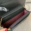 10A Caviar Clássico Lambskin Genuine Couro Mulheres Mini Bolsa De Ombro Com Caixa De Manta Handbags Carteiras Mulheres Cross Body Bolsas De Noite Sacos Feminino Bolsa 33814