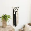 Oggetti decorativi Figurine Macrame Arazzi Mini Boho Home Decor Decorazione geometrica in bianco e nero Perfetto regalo fatto a mano Ide