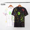 DSQ Phantom Kaplumbağa Erkek Tişörtleri 2023SS Yeni Erkek Tasarımcı T Shirt İtalyan Moda Tshirts Yaz T-Shirt Erkek Yüksek Kalite 1185o