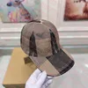 Women Men Designer Sport Cap Luxury Plaid Baseball Caps Classic Embroidery Ball Caps Breathable Canvas Sunscreen Hat