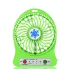 محمولة USB Mini Fan Desk LED LED LED COWING FORN 3 سرعات مبرد قابلة لإعادة الشحن للمكتب COOL COOL CAR