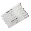 50 100Pcs Tubi per pennelli per ciglia personalizzati Testa per trapano rosa riutilizzabile Applicatore per estensione del tubo del sopracciglio personalizzato 220722