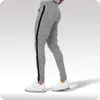 رجل الشارع الشهير chinos منقوشة السراويل عارضة اللياقة البدنية الرجال سليبي أسفل عداء ببطء sweatpants أزياء السراويل شريطية المسار 220325