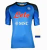 22 23 Neapoli piłka nożna Mężczyzn Kit Kids Sets Maglia Neapol 22 23 Kvaratskhelia Zielilinski Maradona Min Jae Football Shirt