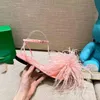 شخصية صندل حداثة Wome22 Spring Plus Size Hairy Fairy Wind Fashion Women Women Women Femme Zapatossandals