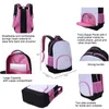 Sacs d'école saison sac à dos pour filles 17 pouces impression 3D enfants livre sac rose adolescent retour au cadeau