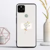 حالات الهاتف الخليوي السيليكون لـ Google Pixel 4 XL 4A 4G 5 Soft TPU Cell Google4A 5G 4 5 Back Cover Fundas Purple Background Pattern