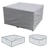 210d Oxford Cloth Fruiture Furniture Cover Garden Silver Waterproof Covers