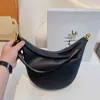 Borse da sera Half Moom Bag Designer Women Hobo Handbag Vintage Simple Shoulder Crossbody 220822