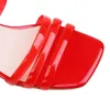 2022 Mulheres senhoras PVC PVC BAIXO SANDALS DE SAPELAS DE 5CM VESTIDO DE NEDIMENTO RETRO VESTIDO DE NEDIMENTO CASUAL VESTIDO GLADIADOR SAPATOS SEXY EXTERIORIONIONAL Diamond transparente Big Size 34-48