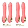 Leten Telescopic Vibrator Female Masturbation G Spot Vibrating Stick Electromagnetic Pulse Vaginal sexy Toys For Woman
