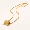 Markenmodische Frauen Luxusdesigner Halskette Halskette Anhänger Kette 18K Gold plattiert Edelstahl Buchstaben Halsketten Schmuckzubehör ZG1662