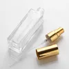 100 pcs/lot 20 ml vide bouteilles rechargeables Portable bouteille de parfum voyageur verre vaporisateur atomiseur Transparent conteneur en gros