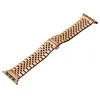 5 koralików zapięciem Smart Watch Straps Link Metalowe pasma obserwacyjne ze stali nierdzewnej Pasek na nadgarstek do Apple Watchs Series 7 6 5 43 IWATC5407026