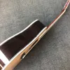 Custom 12 Strings Acoustic Guitar Deluxe Abalone Binding Umbrella Logo on Headstock