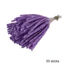 Ghirlande di fiori decorativi 6/8/10/12/50/70 / 90pcs Mix Fiore viola Ciliegia Stame Bacche Bundle DIY Christmas Wedding Cake Gift Box Decor