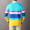 2022 New Spring Cotton Polos Shirt Men Mens Longed Seleeved Urban European Code Code Conval Class Matching Trade Foreign