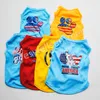 Dog Apparel Breathable Shirts 4th of July Summer Pet Clothes for Cat Pet Yorkshire Chihuahua