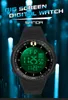 SANDA BRAND Digital Watch Men Sport Watches Electronic LED Męski zegarek na nadgarstek dla mężczyzn Wodoodporne na rękę na rękę 9932715