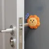 Sublimation Cartoon Creative Door Stopper Crash Pad Wall Sticker Door Rear Refrigerator Bump Home Mute Thickened Silicone Protection